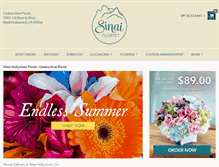 Tablet Screenshot of mycedarsinaiflorist.com